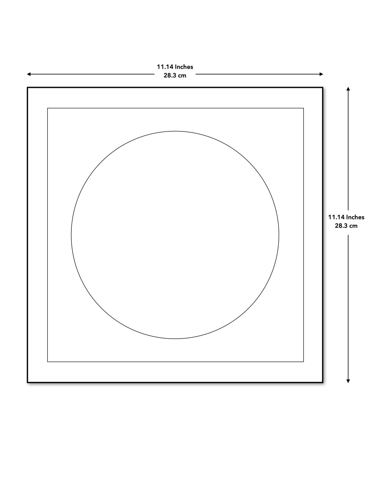 Silicon Wafer - 200 mm (8 inch) Single Collection Framed Silicon Wafer, Serial Number: SM25-01106-A