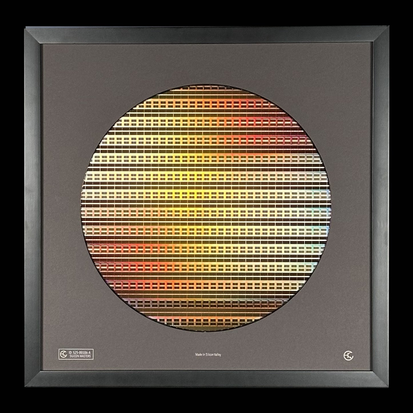 Silicon Wafer - 300 mm (12 inch) Single Collection Framed Silicon Wafer, Serial Number: S25-00106-A