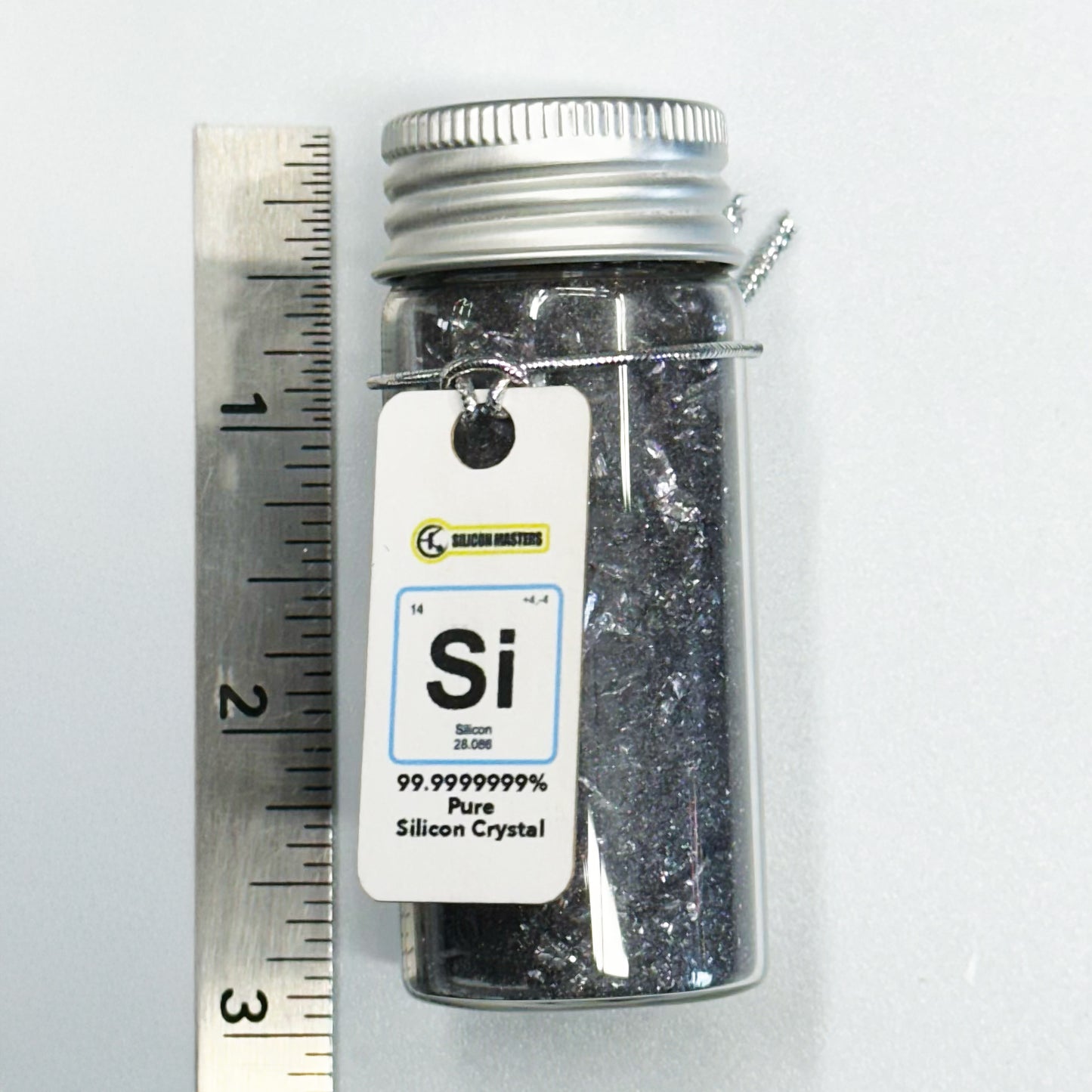 Vial of Silicon Crystal 99.9999999% pure