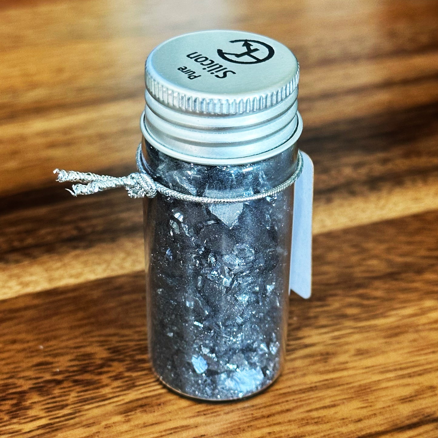 Vial of Silicon Crystal 99.9999999% pure