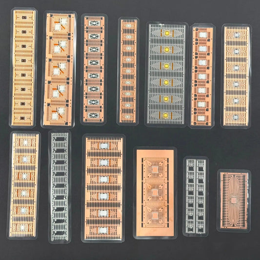Semiconductor lead frame bookmarks set of 13 authentic upcycled tech gift Silicon Masters