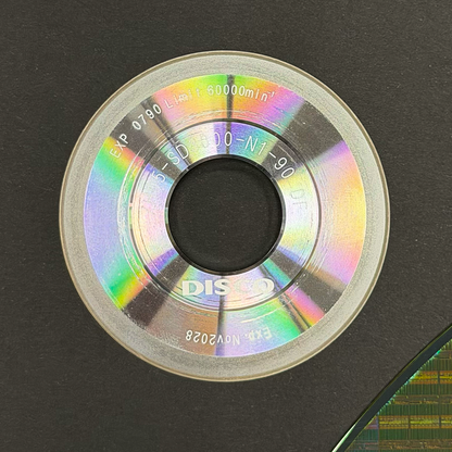 Silicon Masters evolution wafer display additional angle framed wall art