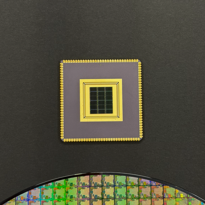 Silicon Masters evolution wafer 100-300mm framed corporate gift additional angle