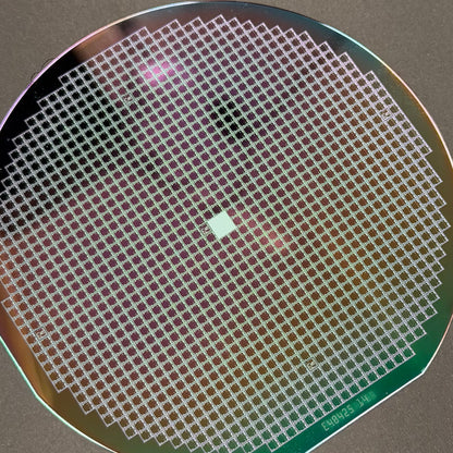 Framed Silicon Wafer: 100mm Master Collection with Gold-Plated Chip packages