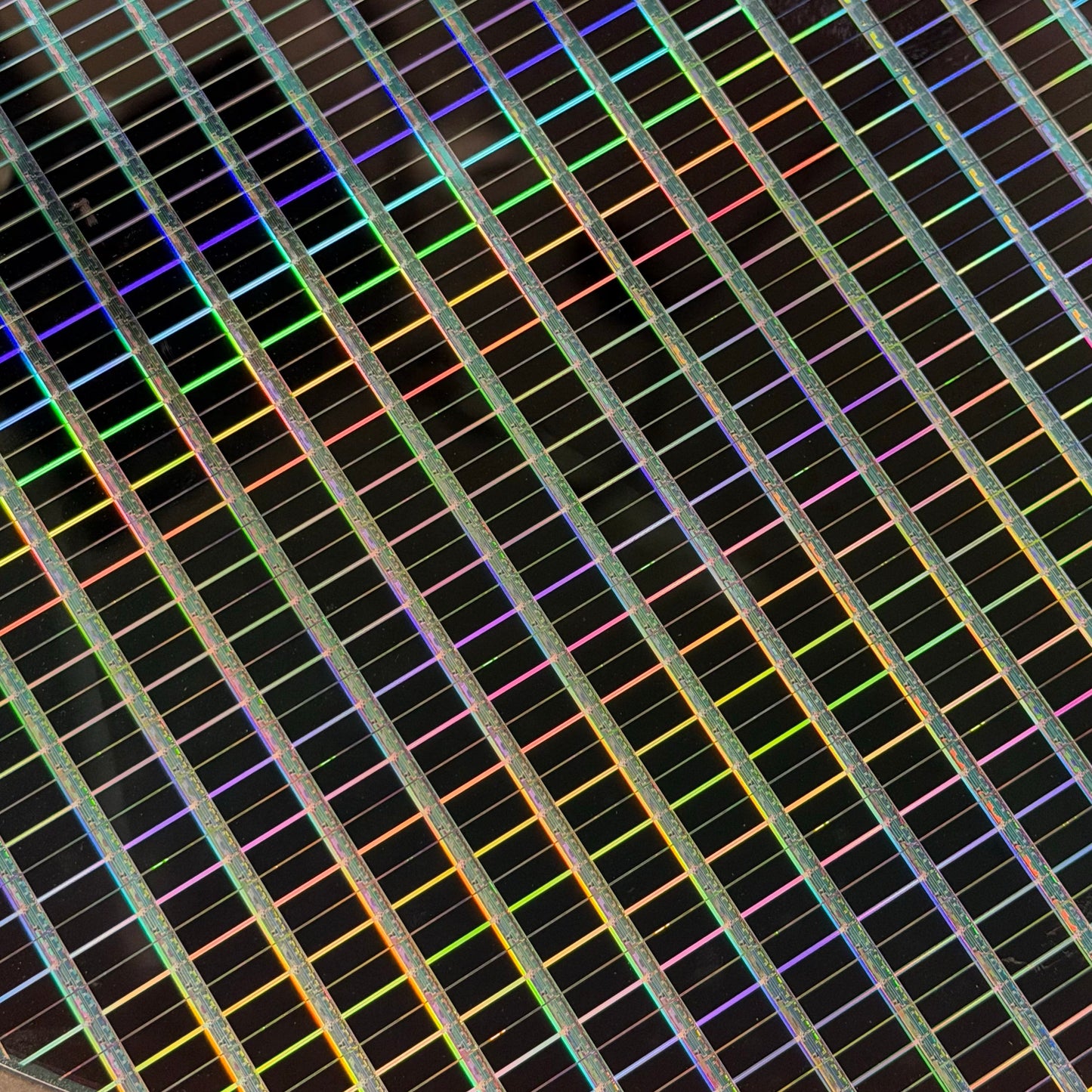 Framed 300mm Silicon Wafer: Rare Tech Display