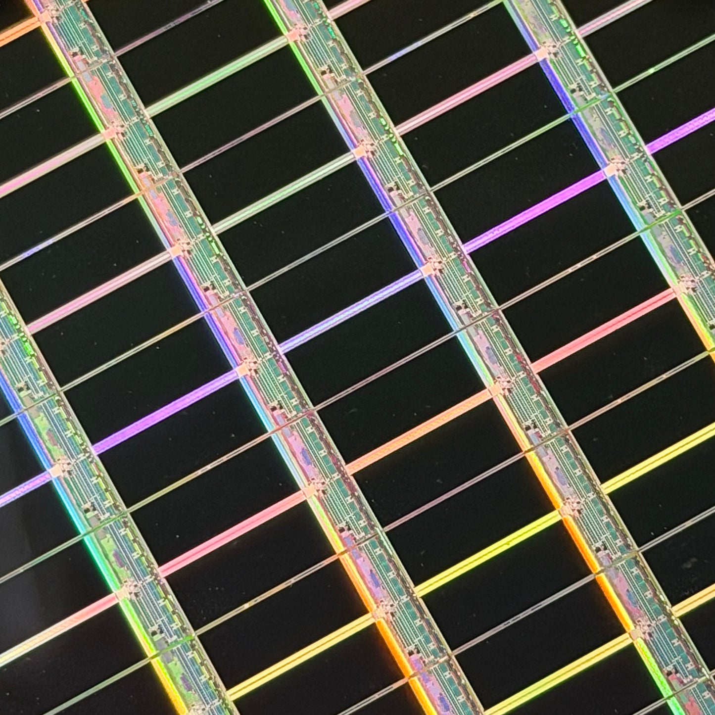 Framed 300mm Silicon Wafer: Rare Tech Display