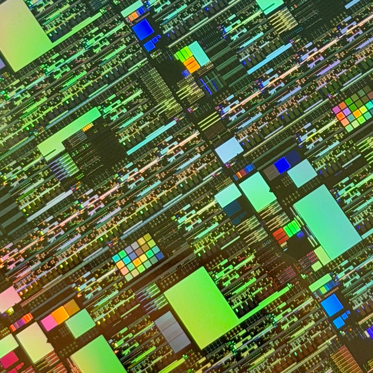 Framed 300mm Silicon Wafer: Rare Tech Display