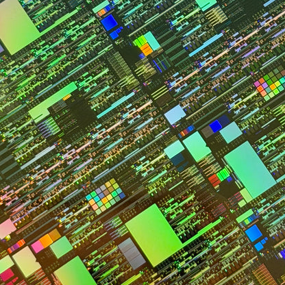 Framed 300mm Silicon Wafer: Rare Tech Display