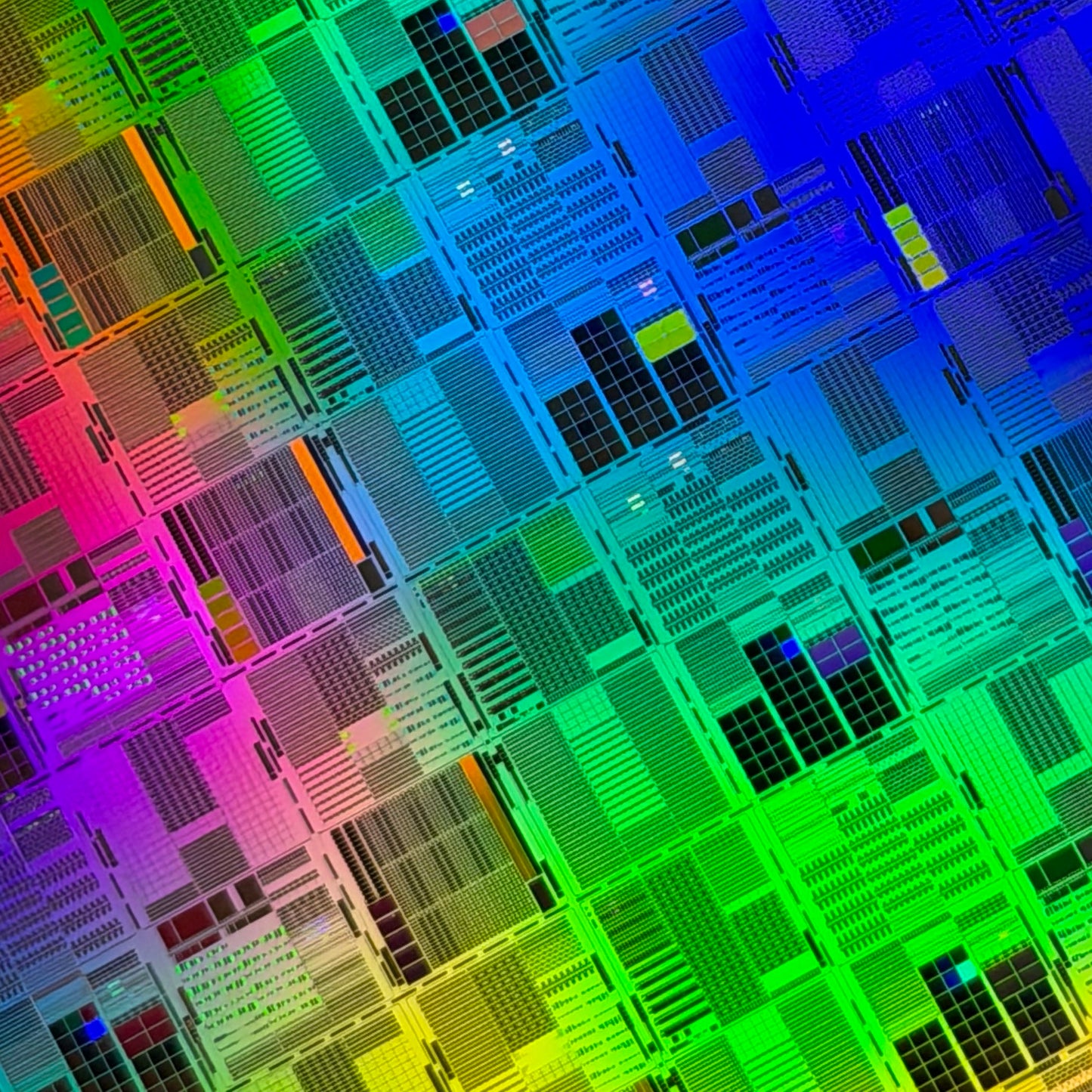 Framed 300mm Silicon Wafer: Rare Tech Display