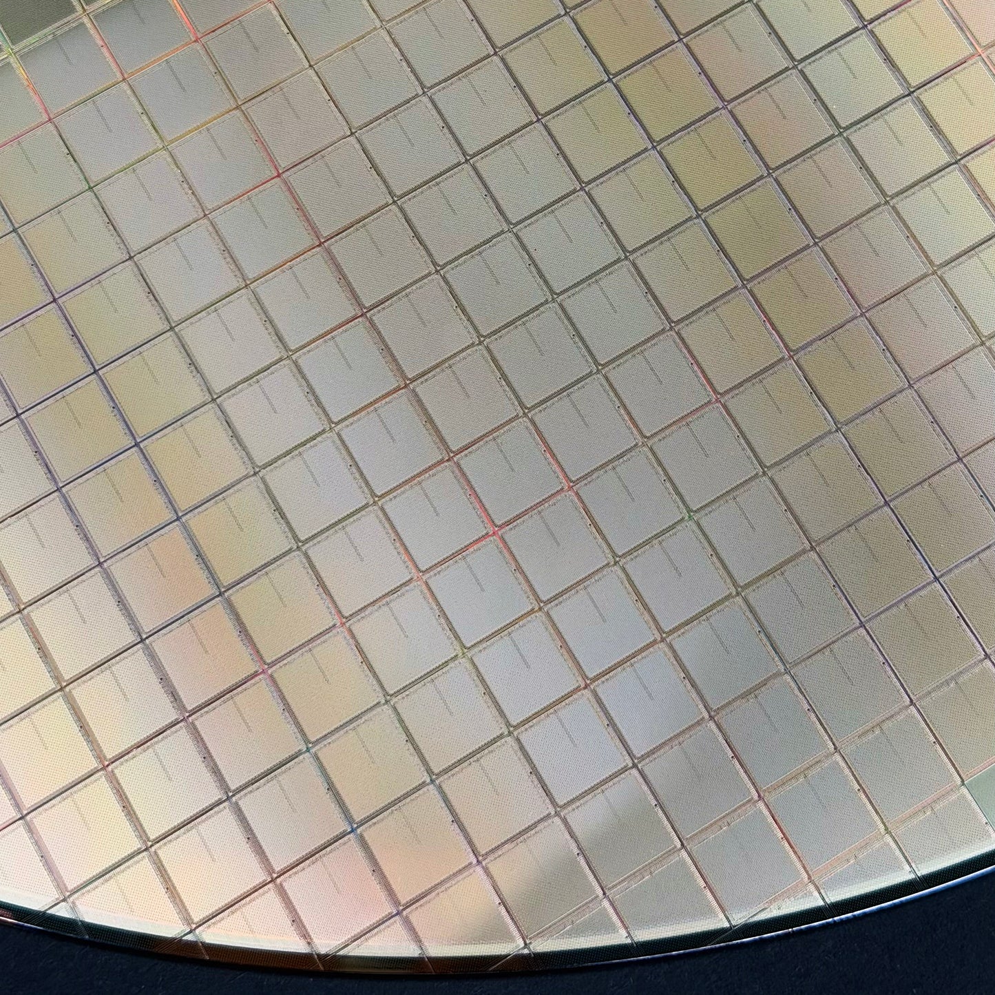 Framed 300mm Silicon Wafer: Rare Tech Display