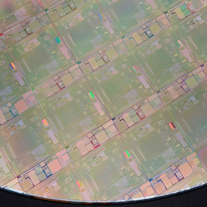 Framed 300mm Silicon Wafer: Rare Tech Display