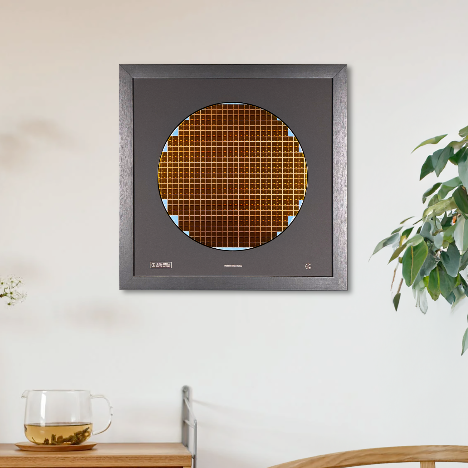 300mm silicon wafer framed wall art single collection rare 12 inch tech display Silicon Masters