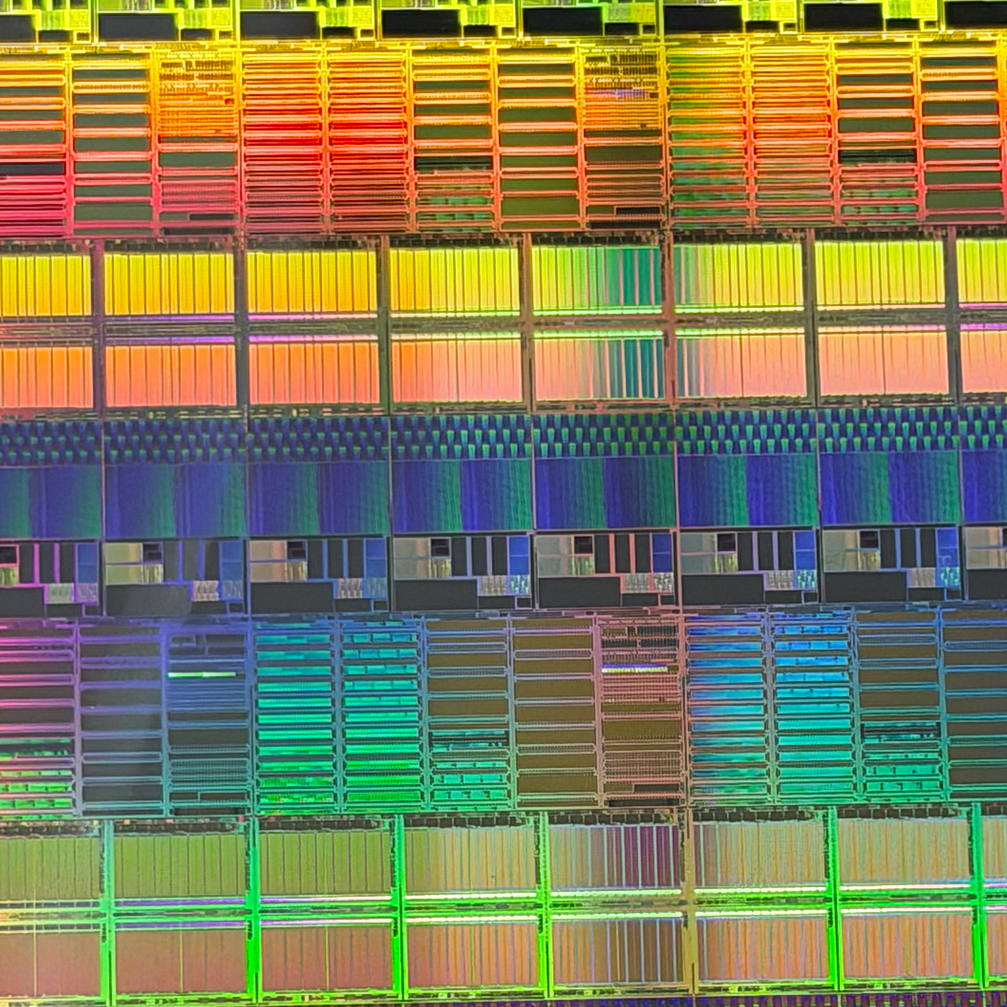 300mm Silicon Wafer Framed Wall Art — Single Collection, Rare 12 Inch Tech Display