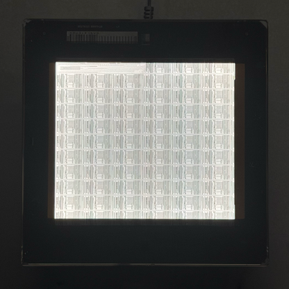 Authentic IC Production Photomask — Rare Semiconductor Collectible, Desk or Wall Art (Copy)