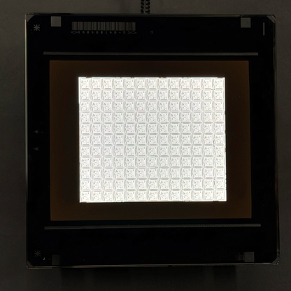 Authentic IC Production Photomask — Rare Semiconductor Collectible, Desk or Wall Art (Copy) (Copy)