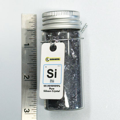 Vial of Silicon Crystal 99.9999999% pure