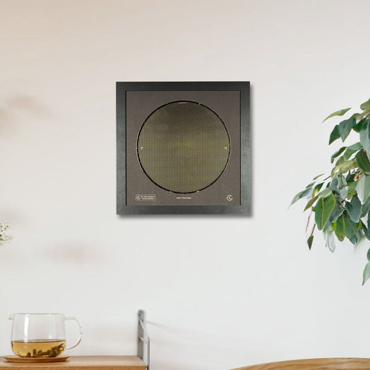 Silicon Wafer - 200 mm (8 inch) Single Collection Framed Silicon Wafer, Serial Number: SM25-01106-A