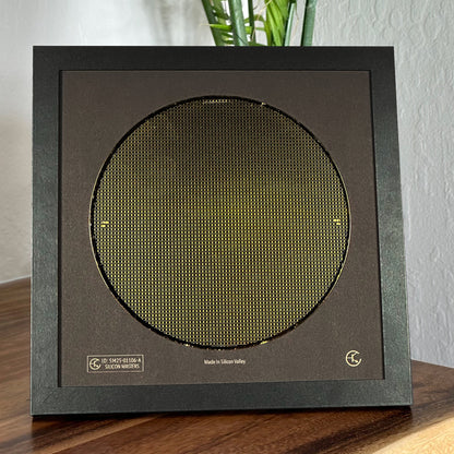 Silicon Wafer - 200 mm (8 inch) Single Collection Framed Silicon Wafer, Serial Number: SM25-01106-A