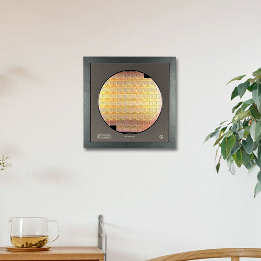 Silicon Wafer - 200 mm (8 inch) Single Collection Framed Silicon Wafer, Serial Number: SM25-01109-A
