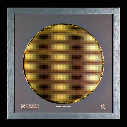 200mm framed silicon wafer multicolor additional view Silicon Masters