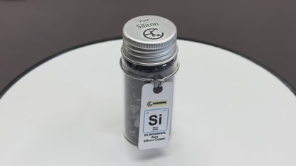 Vial of Silicon Crystal 99.9999999% pure