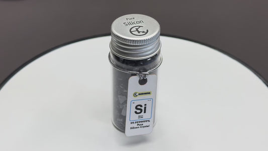 Vial of Silicon Crystal 99.9999999% pure