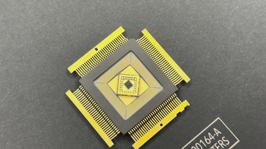 Silicon Wafer Evolution Framed Wall Art — 100mm to 300mm Progression Display