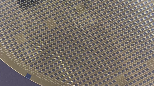 Silicon Wafer - 200 mm (8 inch) Single Collection Framed Silicon Wafer, Serial Number: SM25-01106-A