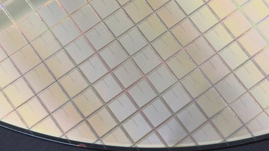 Framed 300mm Silicon Wafer: Rare Tech Display
